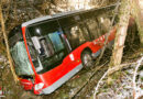 Vbg: Absturz des vier Monate alten Stadtbusses in Dornbirn → Lenkerin nur leicht verletzt