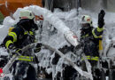 Oö: Brand eines Schneeräum-Unimogs im Gewerbepark Kleinreith in Ohlsdorf