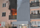Schweiz: Küchenbrand in Wohnung in Wil → Flammen schlagen aus Balkontür