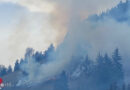 Schweiz: 17.000 m2 Waldbrand in Crésuz → zwei Hubschrauber unterstützend im Einsatz