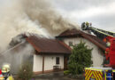 D: Wohnhausgroßbrand in Ebhausen → 300.000,- Euro Schaden, 120 Kräfte im Einsatz