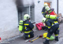 Nö: Wohnungsbrand mit Katzenrettung in der Steiner Altstadt in Krems