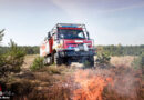 Unimog als Brandbekämpfer im Einsatz für Lettlands Wälder