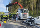 Oö: Zwei Verletzte bei Pkw-Frontalkollision bei Losensteinleiten in Wolfern