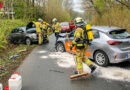 D: Pkw-Kollision mit Rauchentwicklung und zwei Verletzten in Menden