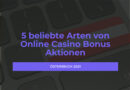 Top Online Casino Bonus 2021 → Welcher ist aktuell der Beste