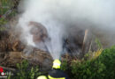 Nö: Feuerwehrjugend alarmiert Feuerwehr Haschendorf zu brennendem Komposthaufen