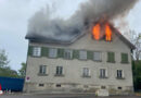 Schweiz: Vollbrand eines ehemaligen Restaurants in Bünzen