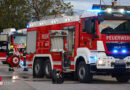 Oö: Brand vor einer Firmenhalle in Traun rasch gelöscht