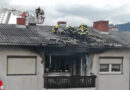 Stmk: Feuer am Balkon im 3. Stock eines Mehrfamilienhauses in Gratwein-Straßengel → Dach erfasst