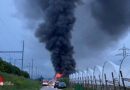 Schweiz: Großbrand eines landwirtschaftlichen Hangars in Ardon