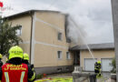 Oö: Wohngebäudebrand in Garsten → drei Rauchgasverletzte, sechs alarmierte Feuerwehren