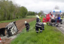 Nö: Fahrzeugbrand nach Pkw-Lkw-Kollision auf B 41 zwischen Gmünd und Dietmanns