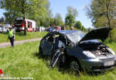 Oö: Verletzter Lenker nach Sekundenschlaf-Unfall auf B 127 in Walding