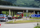 Stmk: Pkw-Unfall auf der L 518 bei S36-Abfahrt Knittelfeld in Kobenz