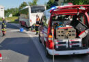 Oö: Bus verliert Öl → Feuerwehreinsatz in Adlwang