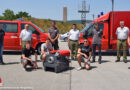 Bgld: Prototyp einer Pumpenattrappe von der HTL-Eisenstadt an das Landesfeuerwehrkommando Burgenland übergeben