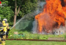 D: Gartenhütte ging in Essen in Flammen auf