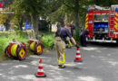 D: Feuerwehr Grevenbroich trainiert Wasserversorgung für Waldbrände