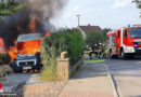 D: Brand eines Wohnmobils, zweimal Tiere in Notlage & Verkehrsunfall in Sprockhövel