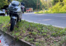 Bgld: Motorradfahrer landet in Forchtenstein in Entwässerungsgerinne