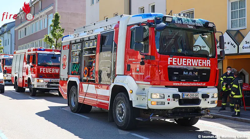 Wohnungsbrand in einem Wohn- und Geschäftsgebäude