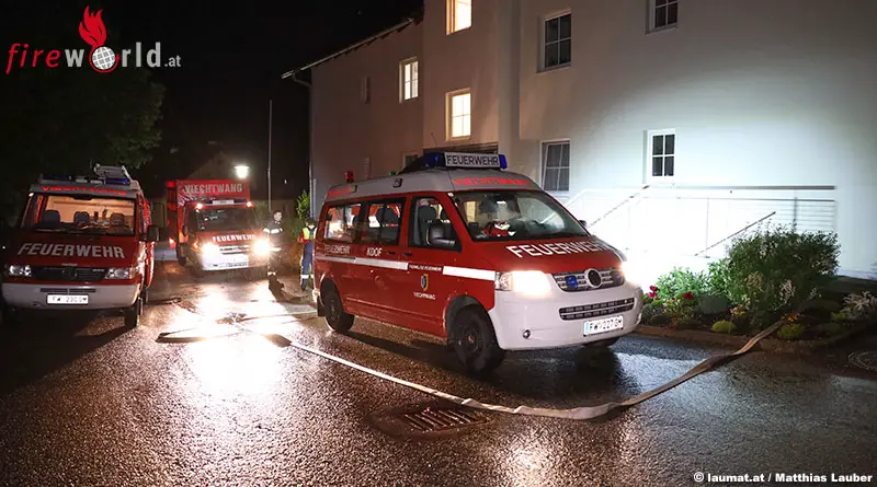Heftige Gewitter führen zu mehreren Feuerwehreinsätzen