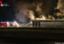 Oö: Brand eines Lkw mit Aluminium-Schrott auf der Pyhrnautobahn