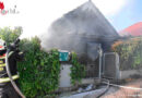 W: Brand eines Kleingartenhauses