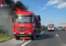 Lkw-Brand auf der Südautobahn