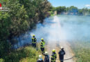 Bgld: Drei Feuerwehren löschen abgelegenen Flurbrand in Leithaprodersdorf