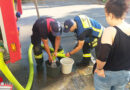 Nö: Wasserversorgung durch Feuerwehr nach Rohrbruch → scheiß Feuerwehr → Einsatz der Polizei
