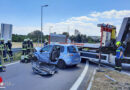 Nö: Pkw-Hintertür bei Unfall herausgerissen → Kleinkind hatte großes Glück