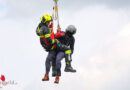 Oö: Feuerwehr in Traunkirchen zum Hüttenbrand auf den Berg geflogen