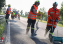Oö: Zwei Feuerwehren binden 4 km Ölspur in Schlüßlberg