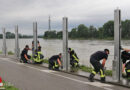 Oö: Hochwasser und Starkregen sorgt im Bezirk Perg am 18.07.2021 entlang der Donau für viel Arbeit