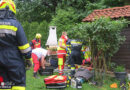 Nö: Bei Begehung einer Gartenhütte in Ollern 2 m in Schacht gestürzt