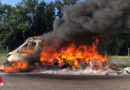 Schweiz: Wohnmobil geht auf A1 bei Sirnach in Flammen auf → zwei Verletzte