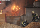 Stmk: Brand in einer Hackschnitzelanlage in Kalsdorf bei Graz