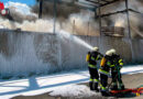 Stmk: Großbrand in einer Recyclingfirma in St. Margarethen an der Raab