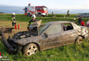 Stmk: Pkw-Mehrfachüberschlag in ein Feld in Wörth an der Lafnitz