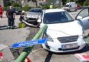 Oö: Drei Autos in Kreuzungskollision mit zwei Leichtverletzten in Wels involviert