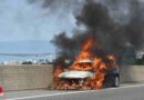 Schweiz: Vollbrand eines Pkw auf der A1 bei Mörschwil / Meggenhus