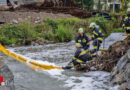 Ktn: Unbekannter Schaumteppich auf dem Kleinkirchheimerbach → langwieriger Einsatz