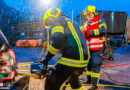 Oö: Unfall mit Personenrettung bei Schlechtwetter in Hinterstoder beübt