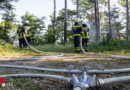 Nö: Waldbrandübung für knapp 180 Feuerwehrmitglieder am Anninger