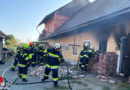 Stmk: Wirtschaftsgebäudebrand in Preding → 8 Wehren im Einsatz