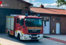 D: Neuer Anbau und neues Fahrzeug bei der Feuerwehr Kroge übergeben