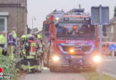 D | NL: Löschzug Rindern und Brandweer Millingen aan de Rijn üben gemeinsam Brandeinsatz mit Technikeinlagen