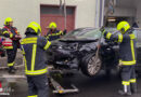 Bgld: Routinierte Autobergung nach Pkw-Unfall in Mattersburg